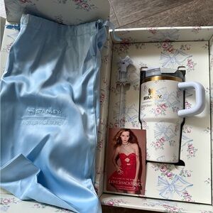 The Stanley X LoveShackFancy 20oz blue